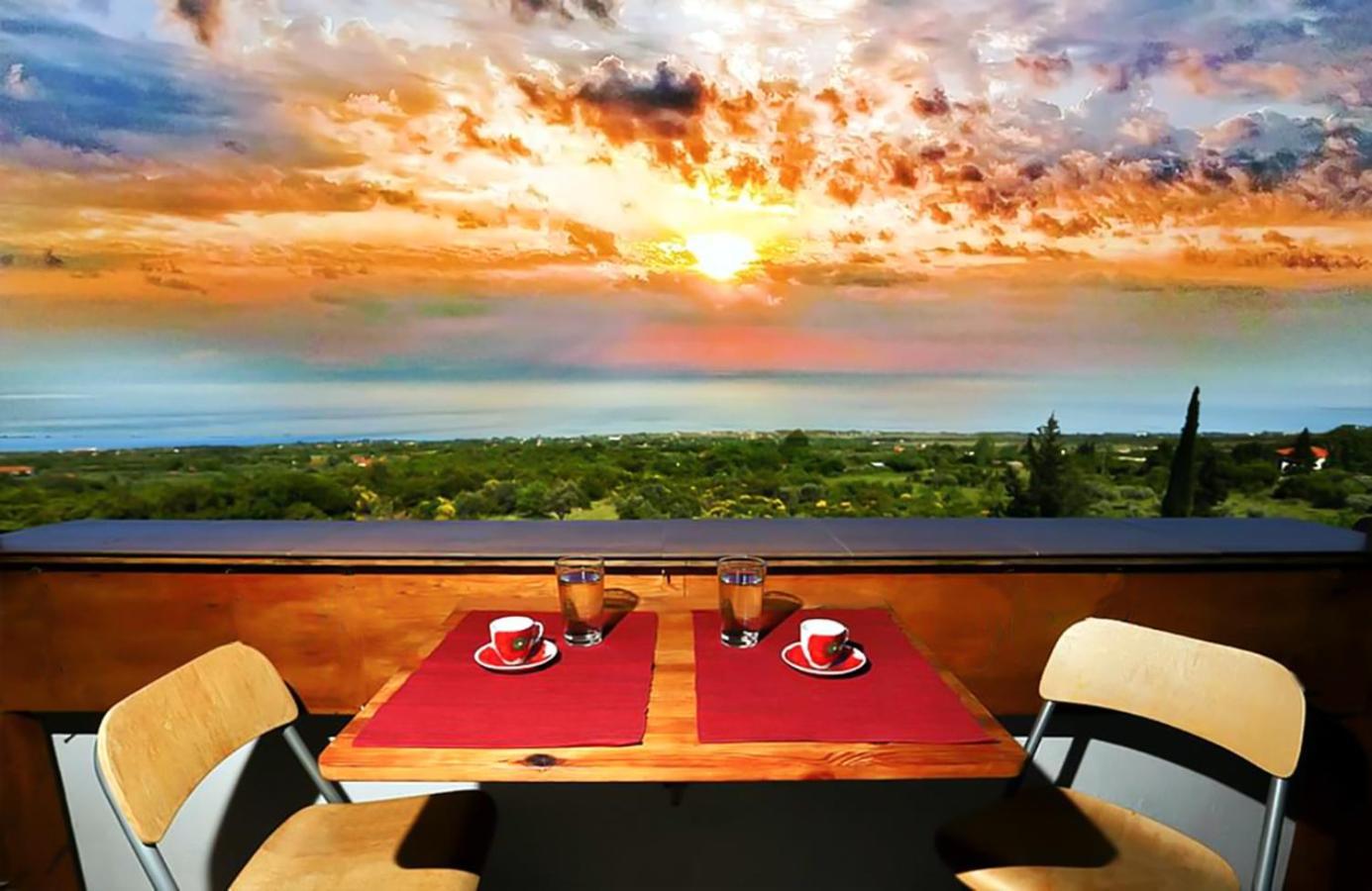 Ferienwohnung Panoramaloft - Quality, View, Sea & Mountain Litochoro Exterior foto
