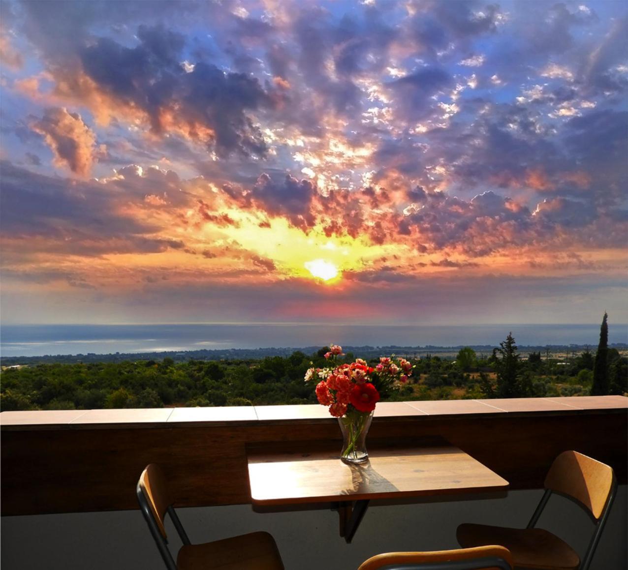 Ferienwohnung Panoramaloft - Quality, View, Sea & Mountain Litochoro Exterior foto